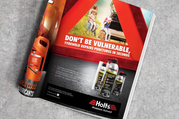 Holts Magazine Advert